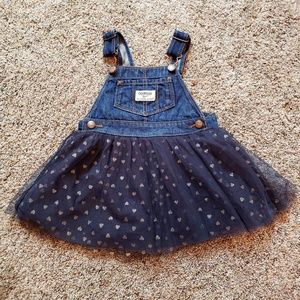 Denim Overalls Dress